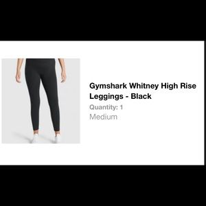 Brand new Gymshark leggings